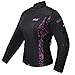 HWK Touring Motorcycle Jacket for Women, Large - Black/White (Like New)