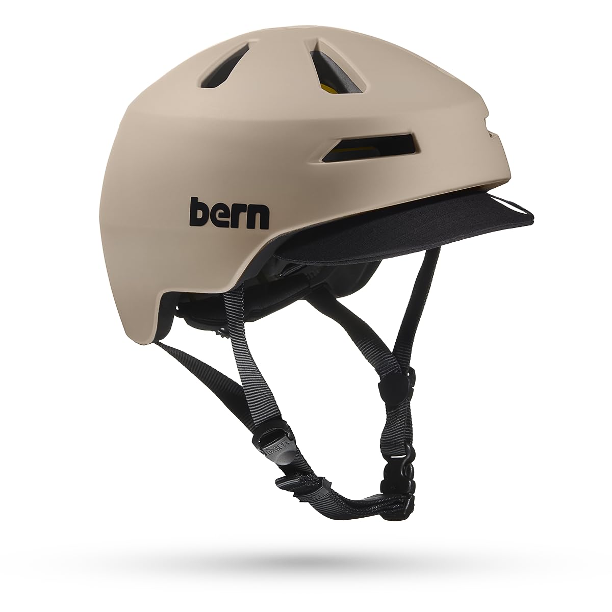 Bern Brentwood 2.0 Adult Adjustable Cycling Helmet, MIPS Satin White - Medium (Like New)