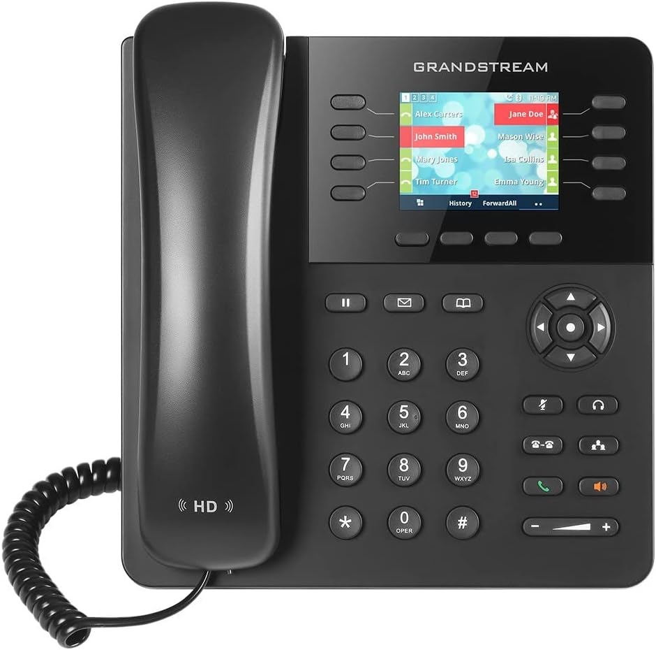 Grandstream GS-GXP2135 8 Lines 4 SIP Counts Bluetooth Enterprise IP VoIP Phone (Used)