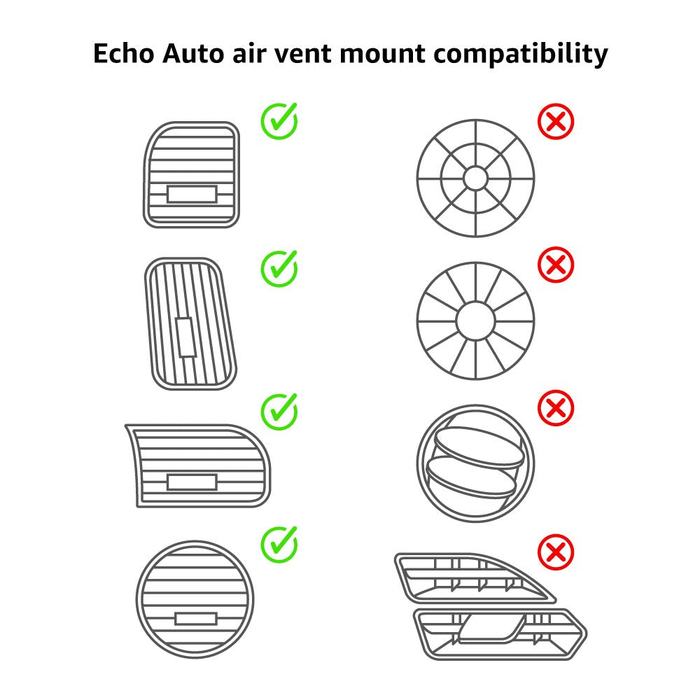 Echo Auto (1st gen) - Hands-free Alexa in your car with your phone (Used)