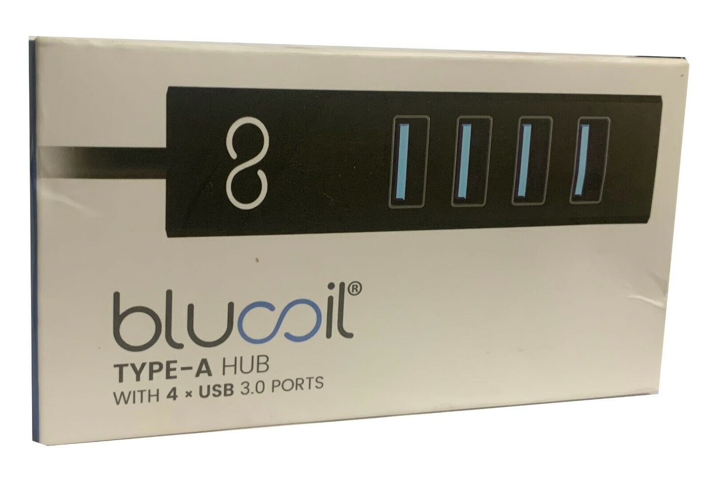 Blucoil USB Hub with 4x USB Type A 3.0 Ports (New)