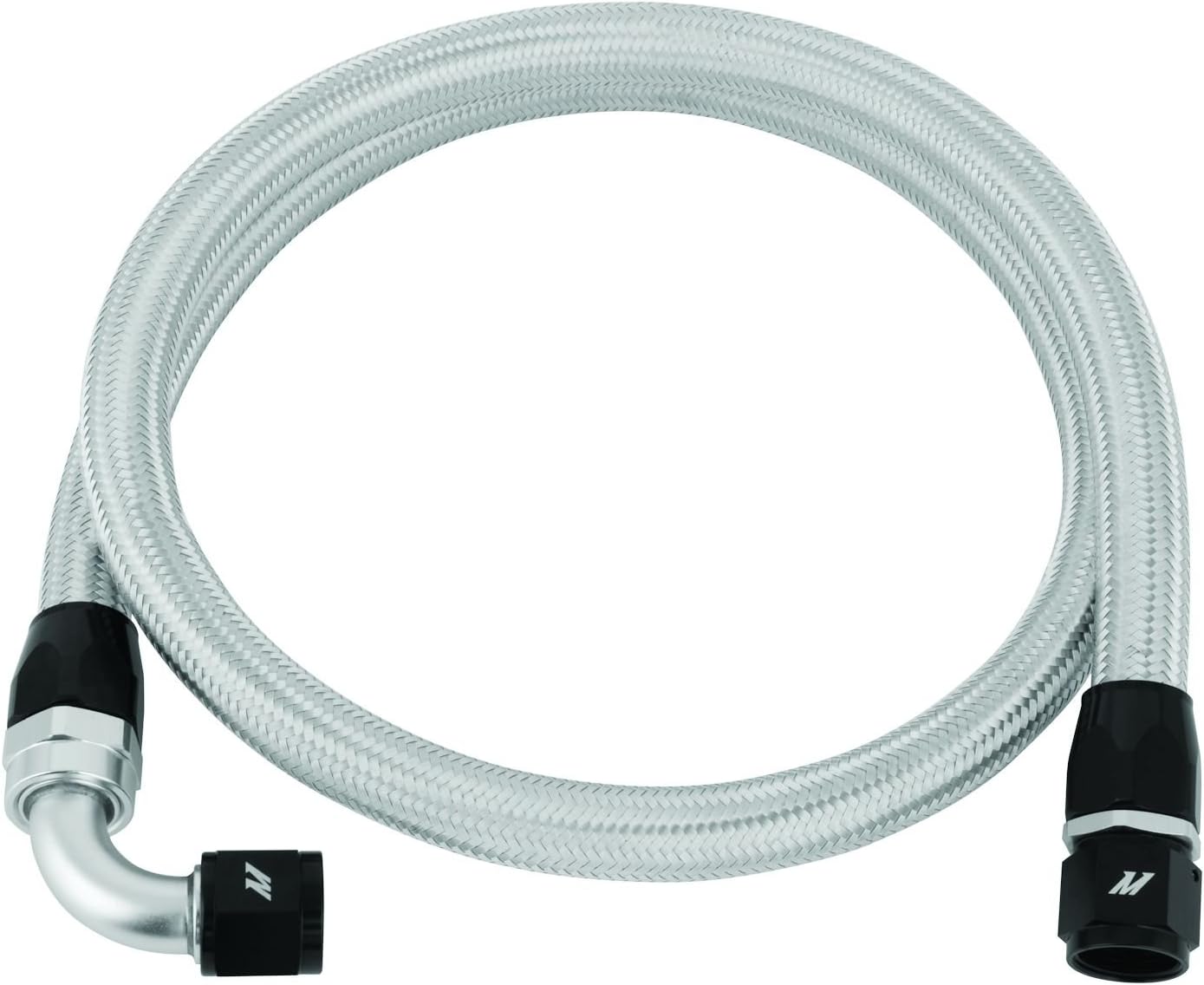 Mishimoto MMSBH-10-4 Stainless Steel Braided Hose w/10AN Fittings, 4 ft - Silver (Like New)