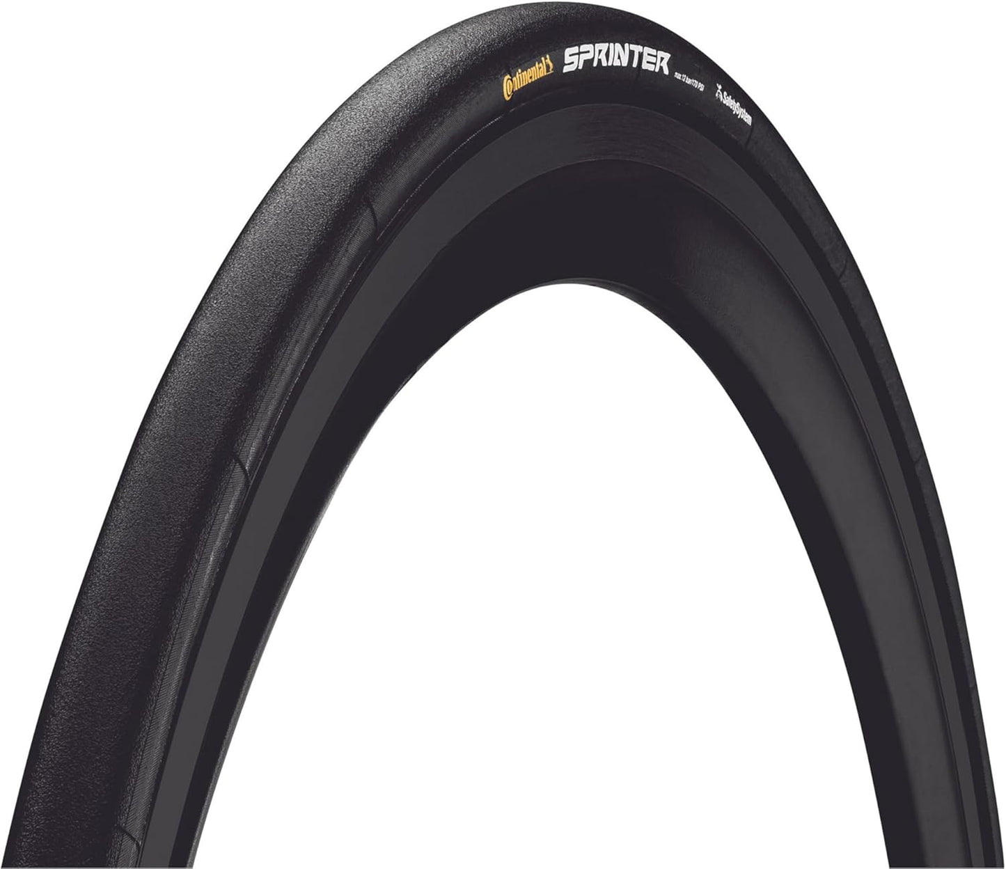 Continental Sprinter Slick Rubber Road Bike Tubular Tire, Black - 650 x 22c (Used)