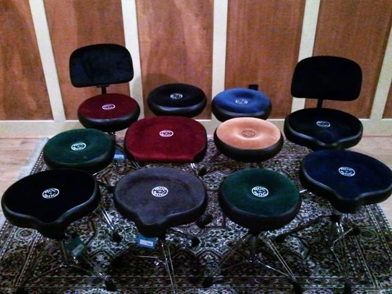 ROC-N-SOC Backrest with Hardware for Spindle and Nitro Rider Drum Thrones - Blue (Like New)