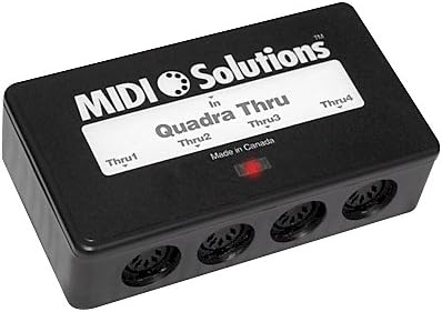 MIDI MID-5990 Solutions Quadra 1-in 4-out MIDI Thru Box (Used)