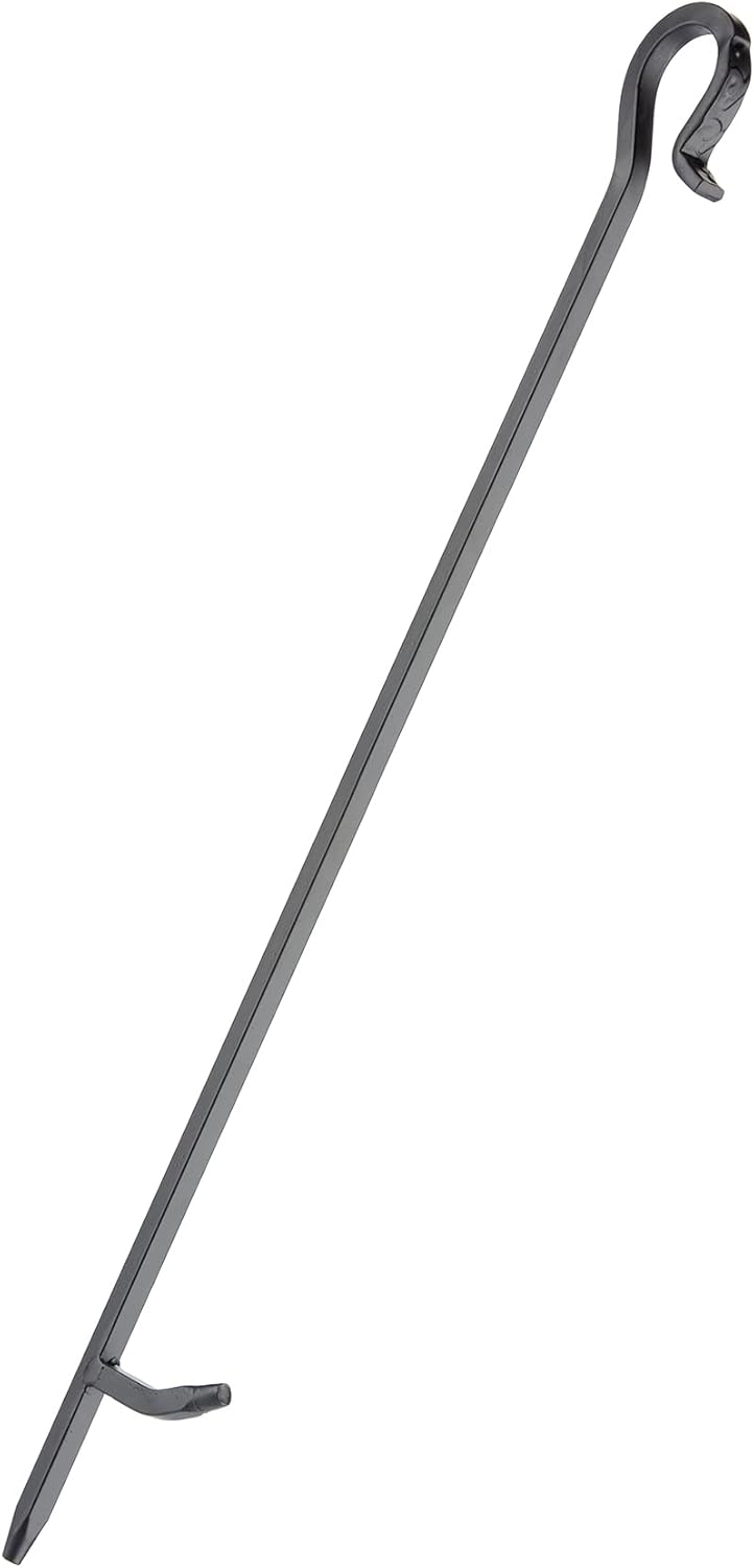 UniFlame F-1111 5pcs Compact Fireplace Steel Tool Set, Heavy Duty In-Line Stand (Like New)