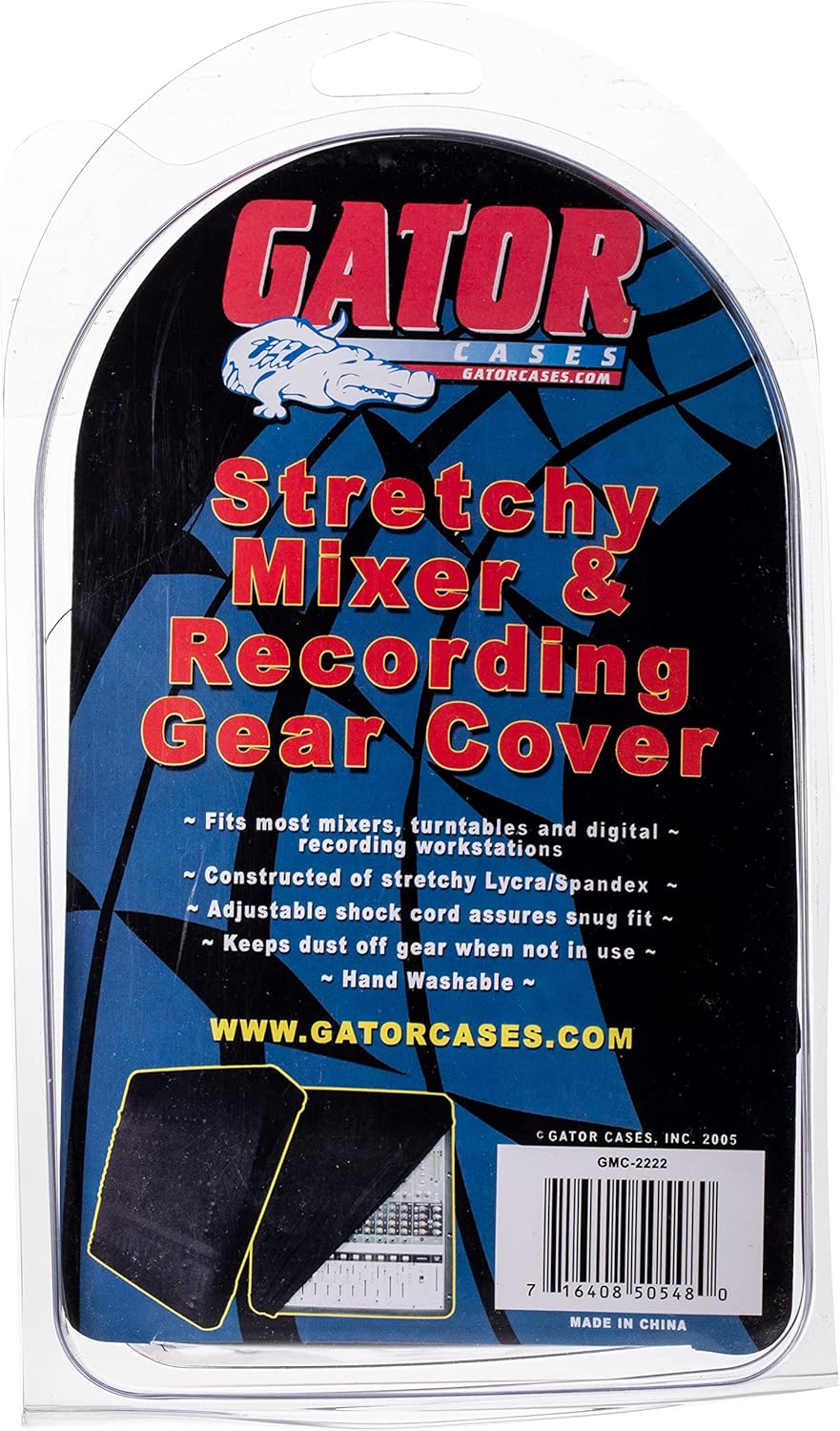 Gator GKC-2200 Lycra Dust Cover Mixer Case Fits Most Mixers and Gear - Black (Like New)