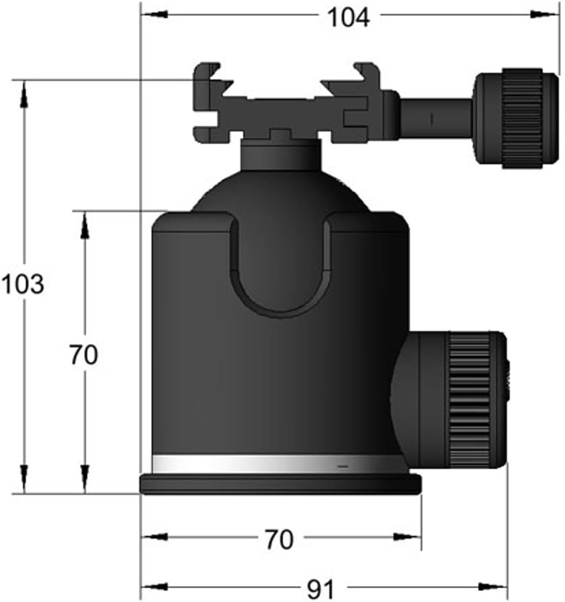 Arca Swiss Monoball Z1 Single Pan Thumb-Dial Adjustment Ballhead Quick Release (Like New)