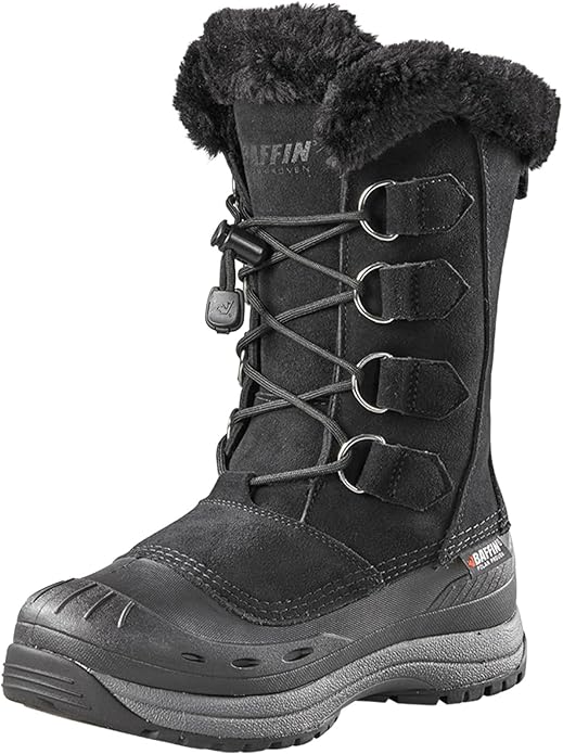 Baffin Chloe Women's Boots for Snow-Covered Terrains, Mid Height, Size 8 - Taupe (New)