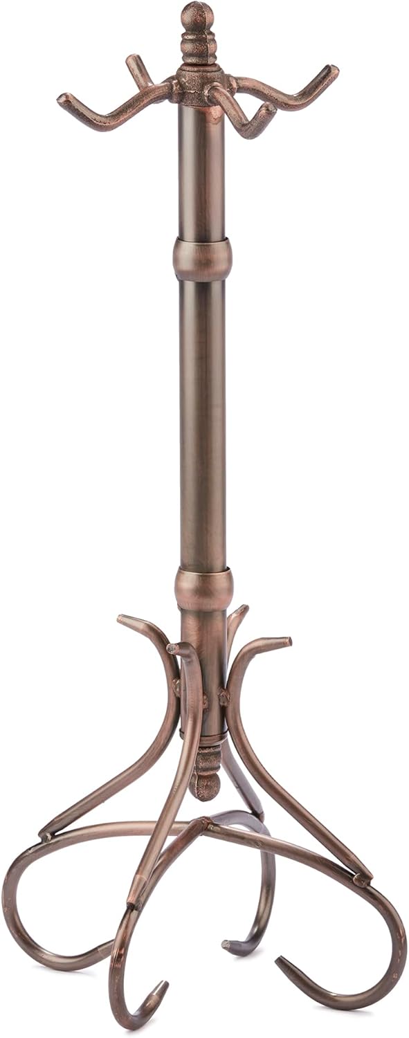 UniFlame, F-1657 5-PC Venetian Bronze Fireplace Tools Set w/ Heavy Crook Handles (Like New)