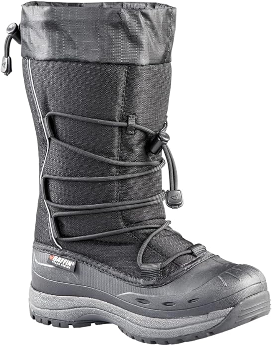 Baffin Women's Snogoose 100% Synthetic Winter Boot, Rubber Sole - Size 9, Black (Like New)