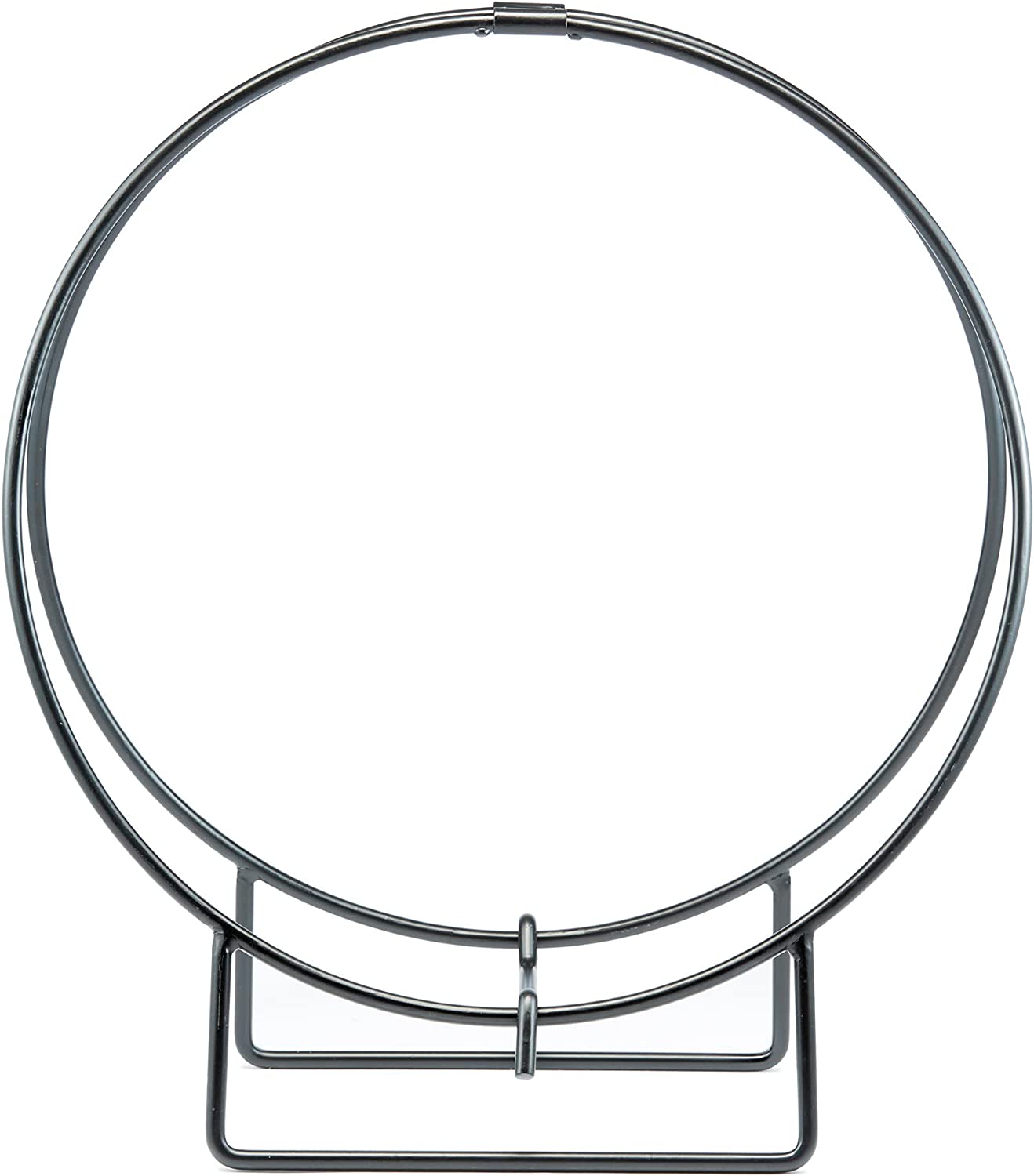 UniFlame W-1890 Iron Log Hoop with 1/2" Solid Stock Tool, Finished Black (Like New)