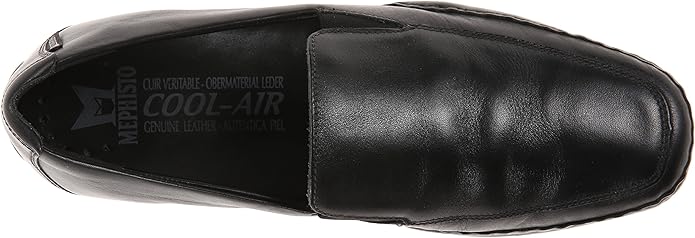 Mephisto Edlef Slip-On Walking Leather Shoes For Mens, Black Smooth - Size 11 (Like New)