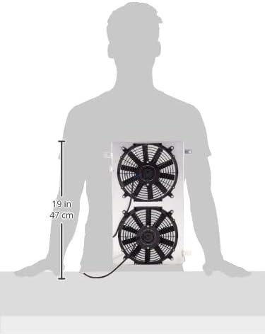 Mishimoto MMFS-SUP-86 Aluminum Fan Shroud Kit CFM 2300 For 1986–92 Toyota Supra- (Like New)