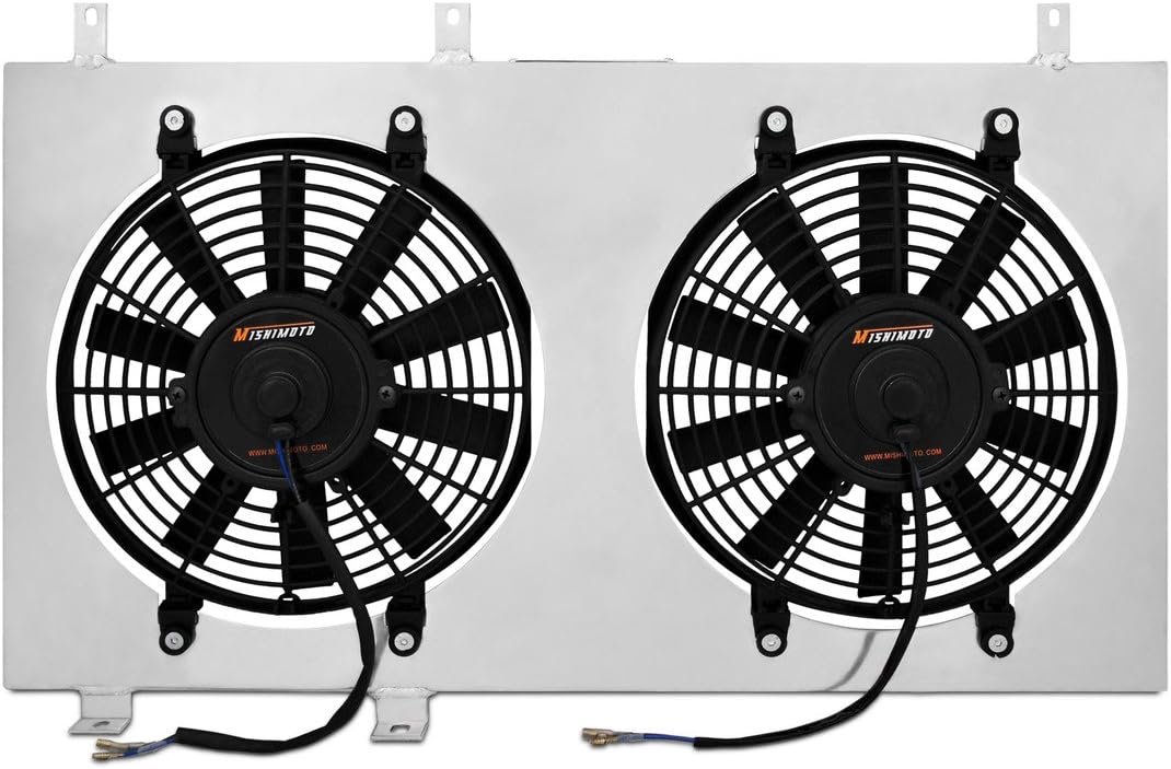 Mishimoto MMFS-AE86-83 Performance Fan Shroud Fits Toyota Corolla 1983-87 Silver (Like New)