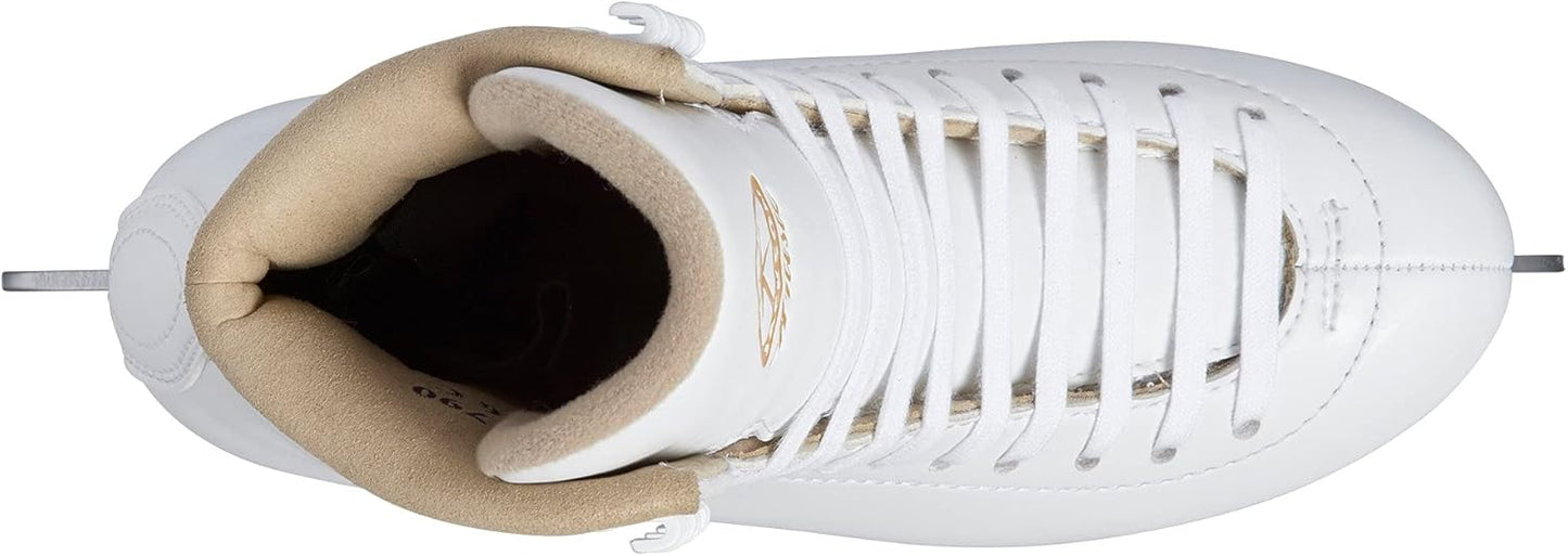 Jackson Ultima Artiste Ice Skates w/ Mark IV Blade for Women � Size 7.5 C, White (New)