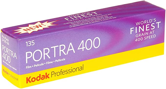 Kodak Portra 400 Professional ISO 400 35mm Color Negative Film 5 Roll Pack (Like New)