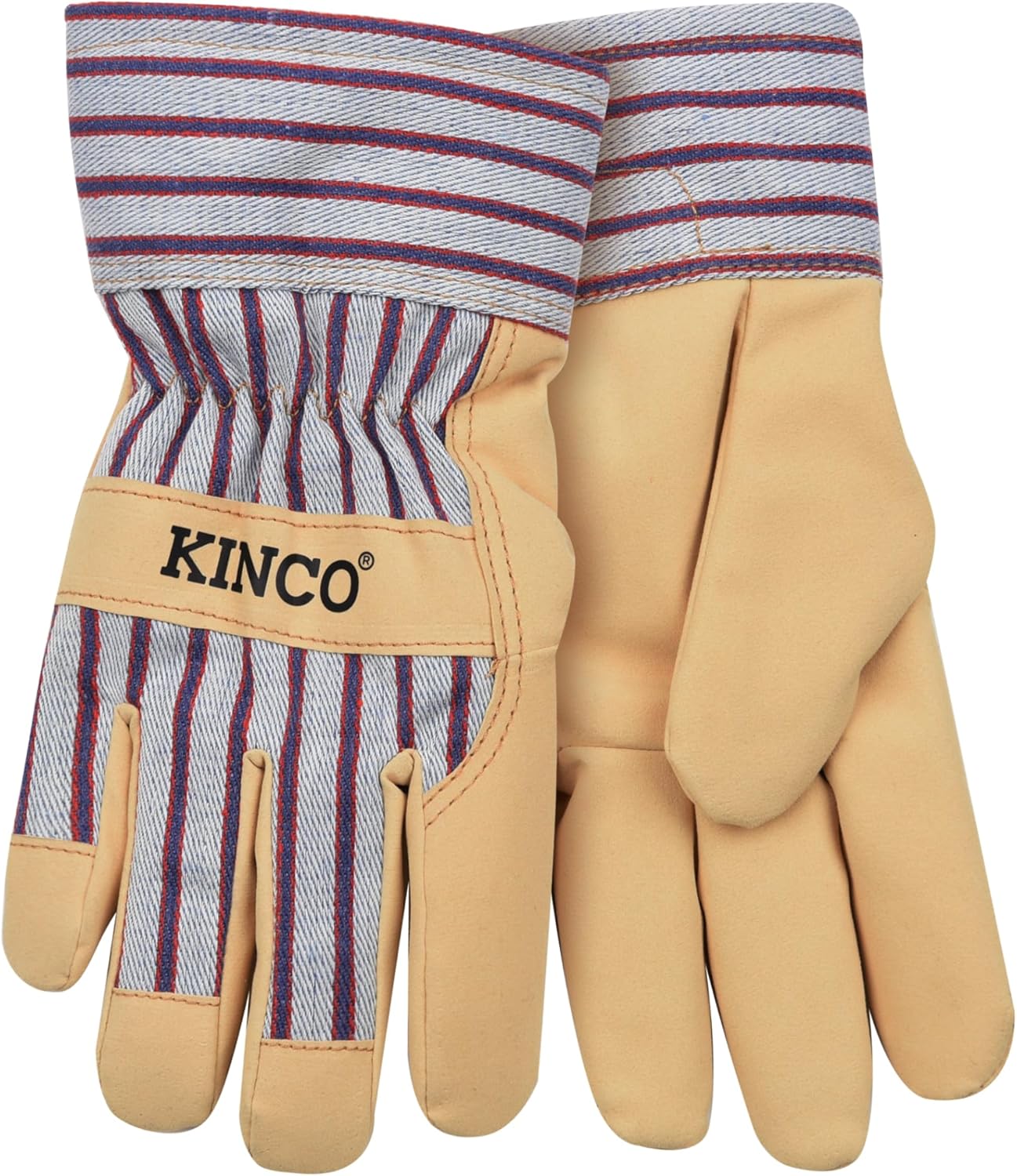 Kinco Premium Waterproof Leather Ski Gloves for Adult - 2 Count (Pack of 1) (Like New)