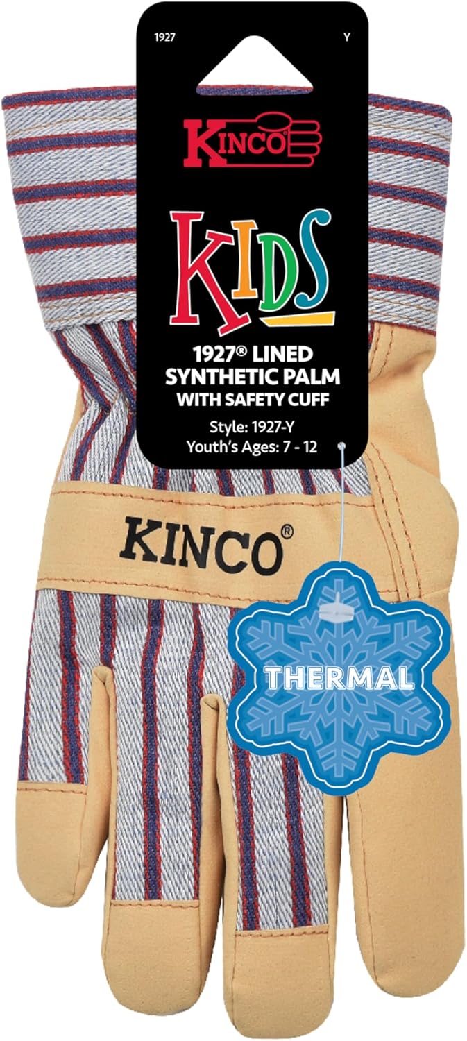 Kinco Premium Waterproof Leather Ski Gloves for Adult - 2 Count (Pack of 1) (Like New)