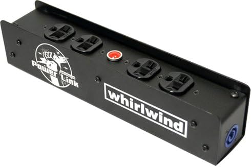 Whirlwind PL1-420-BK Power Link Tactical Power Distribution with 2 Ports, Black (Used, No Retail Box)