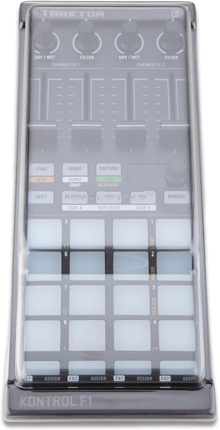 Decksaver Polycarbonate Cover for The NI KONTROL X1 / F1 - Smoked/Clear (Like New)