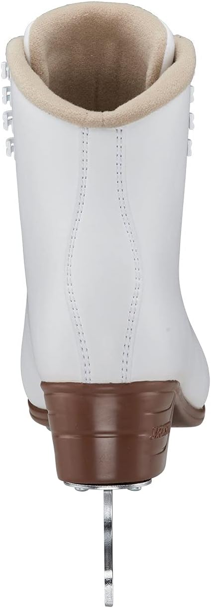 Jackson Ultima Mystique Ice Skates w/ Mark II Blade for Womens, Adult 7.5, White (Like New)