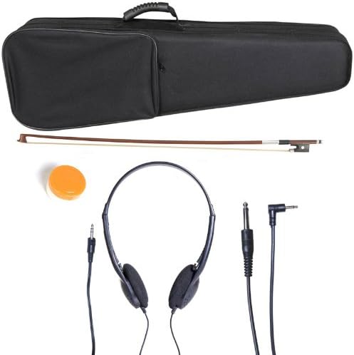 Cecilio Left-Handed Solid Electric Violin With Ebony Fittings for Musicians (Used)
