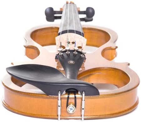 Cecilio 3/4 Electric Solid Wood Violin w/ Ebony Fittings, Metallic Yellow Maple (Like New)
