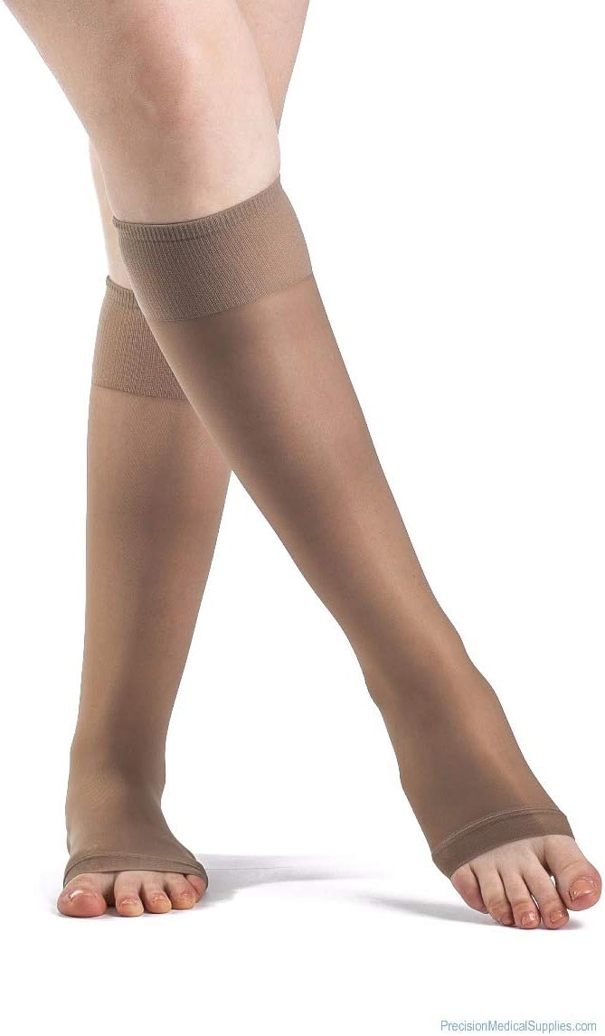 Sigvaris Sheer Fashion Support OT Therapy Socks for improved circulation, Size B (Like New)
