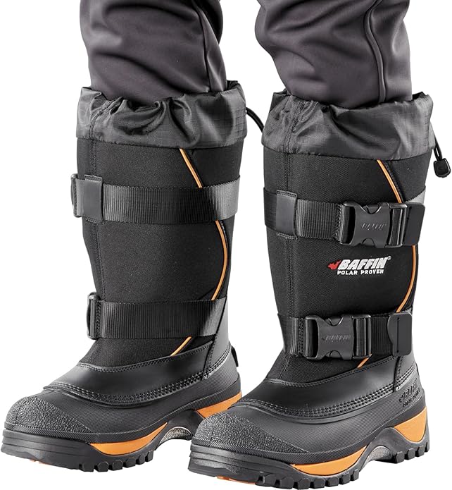 Baffin Wolf Men's Snow Boots for Winter Conditions, Synthetic Sole, Tall Height (Like New)