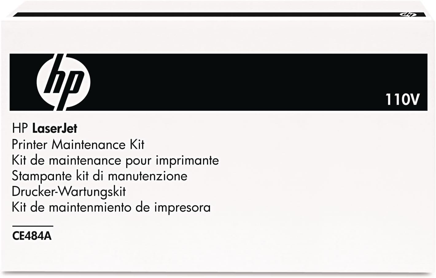 HP Hewlett Packard CE484A Color Laser Jet Fuser Kit for Printer, 110 Volt, Black (Like New)