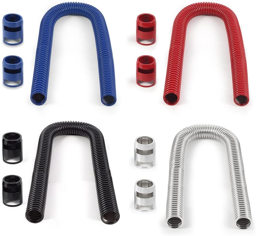 Mishimoto MMAH-U36BL Aluminum Flexible Stainless Steel Radiator Hose Kit - Blue (Like New)