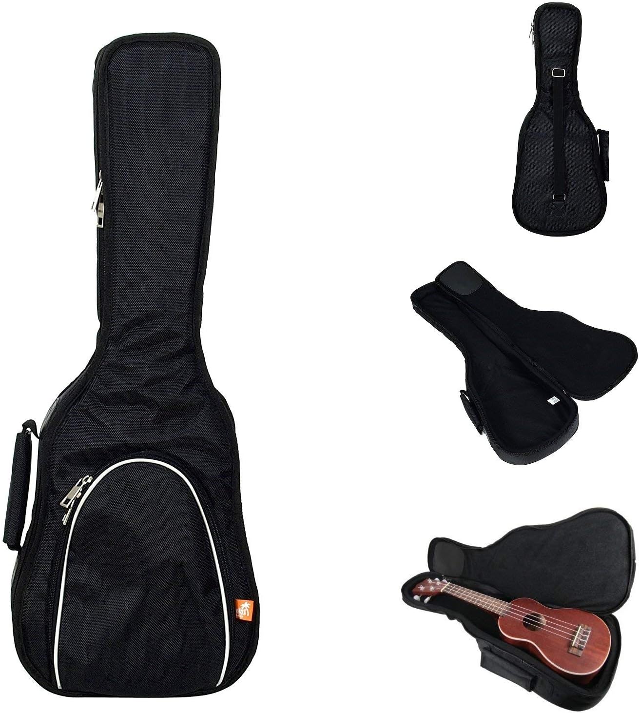 Hola! Heavy Duty SOPRANO (up to 21.5 Inch) Ukulele Gig Bag with 15mm Padding (Used)
