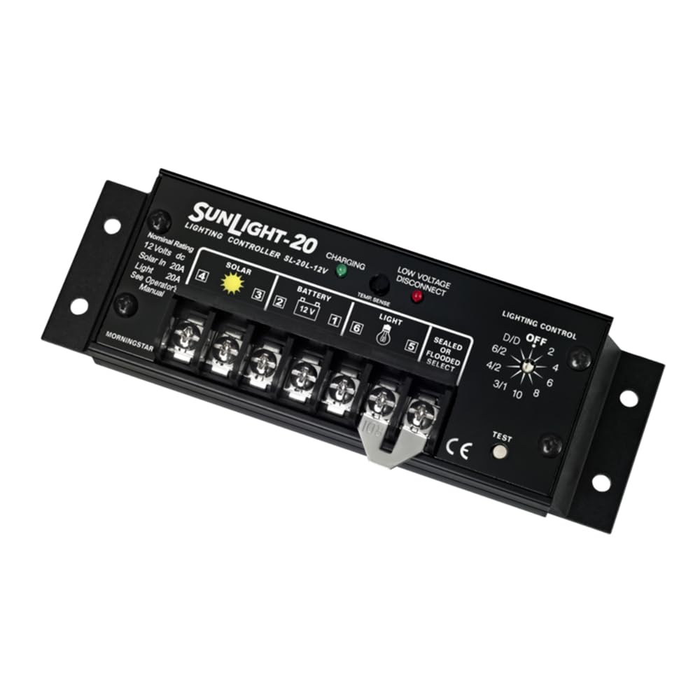 Morningstar Corporation SL-20L-12V Solar Charge Controller with Lighting Control (Used)