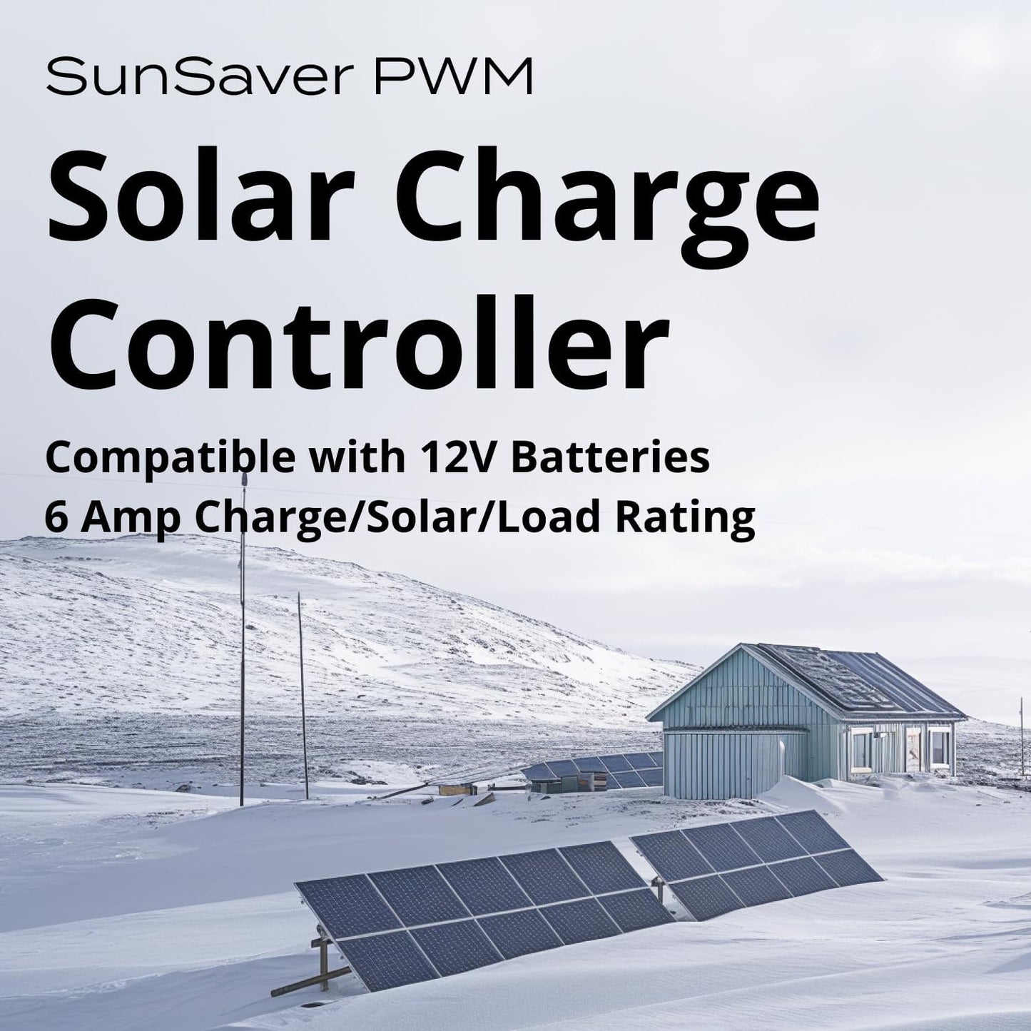 Morningstar Corporation SS-20L-24V 20A PWM Solar Charge Controller - White/Black (Like New)