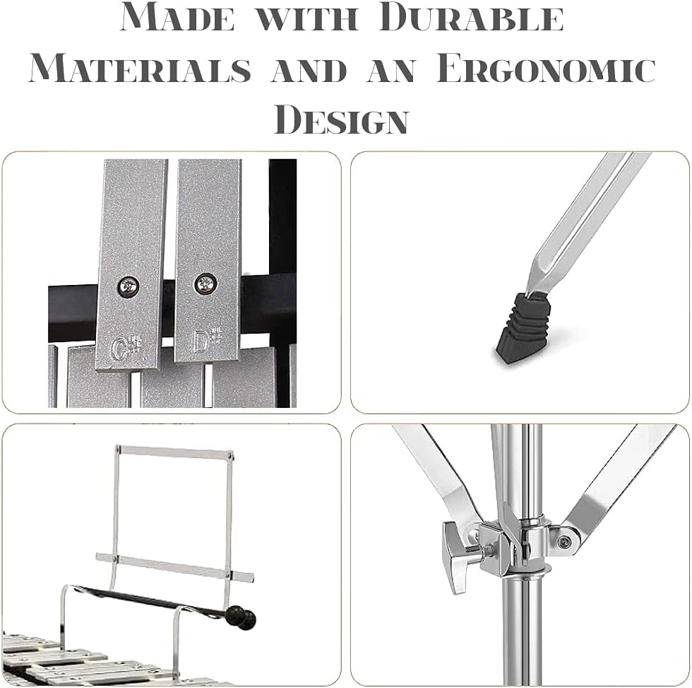 Mendini by Cecilio MGS-30 Student Beginner Glockenspiel Aluminum Bell Kit- (Used)