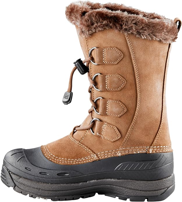 Baffin Chloe Women's Boots for Snow-Covered Terrains, Mid Height, Size 8 - Taupe (New)