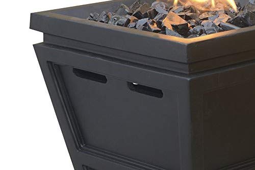 Uniflame Endless Summer GLT1343SP, LP Gas Table Top Stainless Stee Fireplace (Like New)