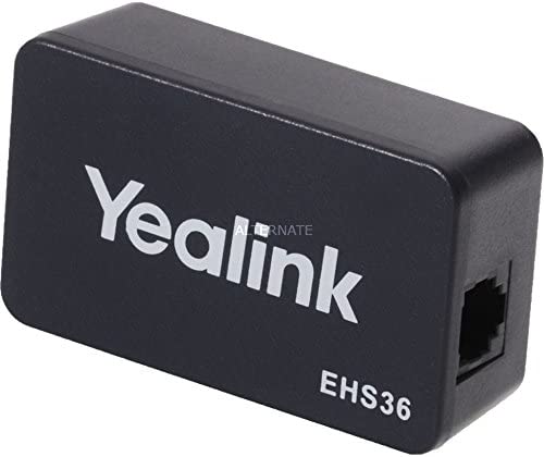 Yealink EHS36 FBA_YEA-EHS36 Remote Wireless Headset Adapter, 1 Pack - Black- (Used, No Retail Box)