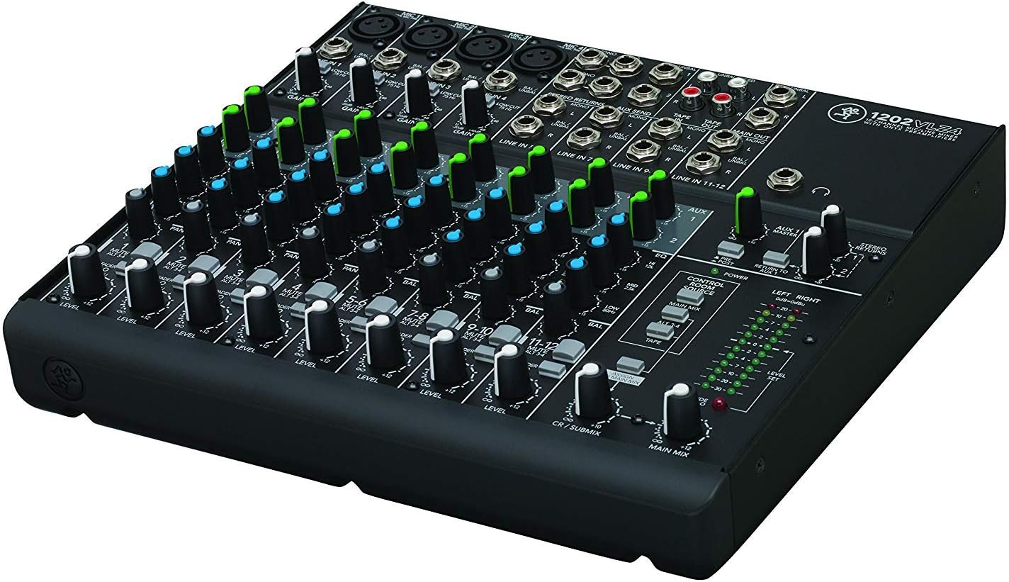 Mackie VLZ4 Series 12-Channel Mixer with Ultra-wide 60dB Gain Range - Gray (Used)