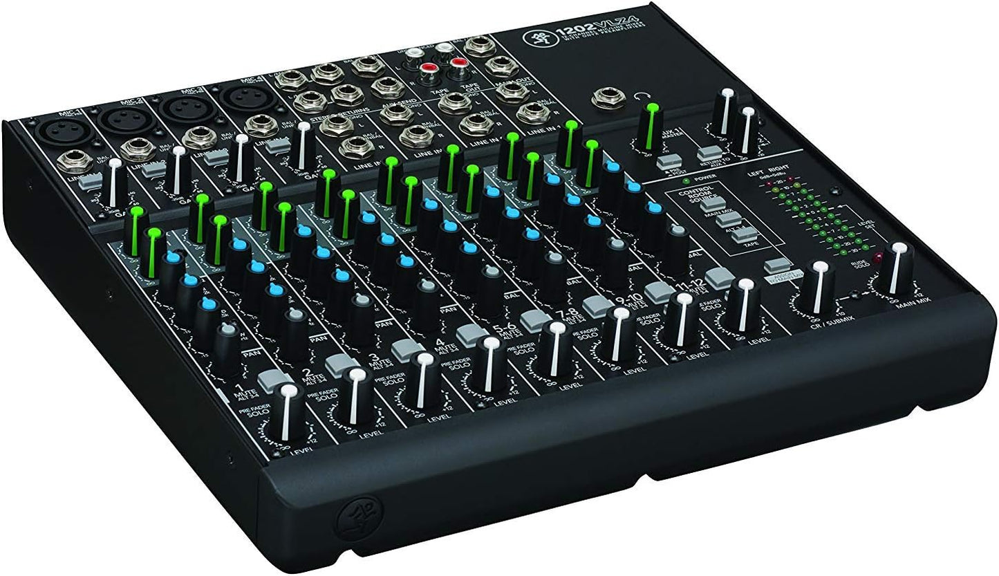 Mackie VLZ4 Series 12-Channel Mixer with Ultra-wide 60dB Gain Range - Gray (Used)