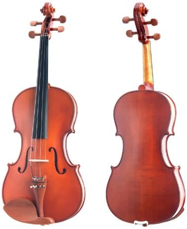 Cecilio CVA-400 Solidwood Viola with D'Addario Prelude Strings, 16.5" - Natural (Used)