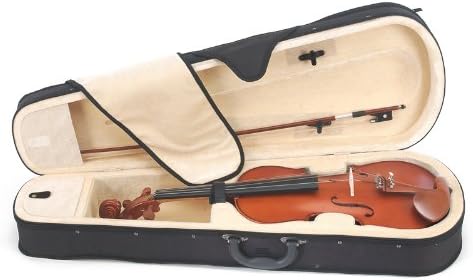 Cecilio CVA-400 Solidwood Viola with D'Addario Prelude Strings, 16.5" - Natural (Used)