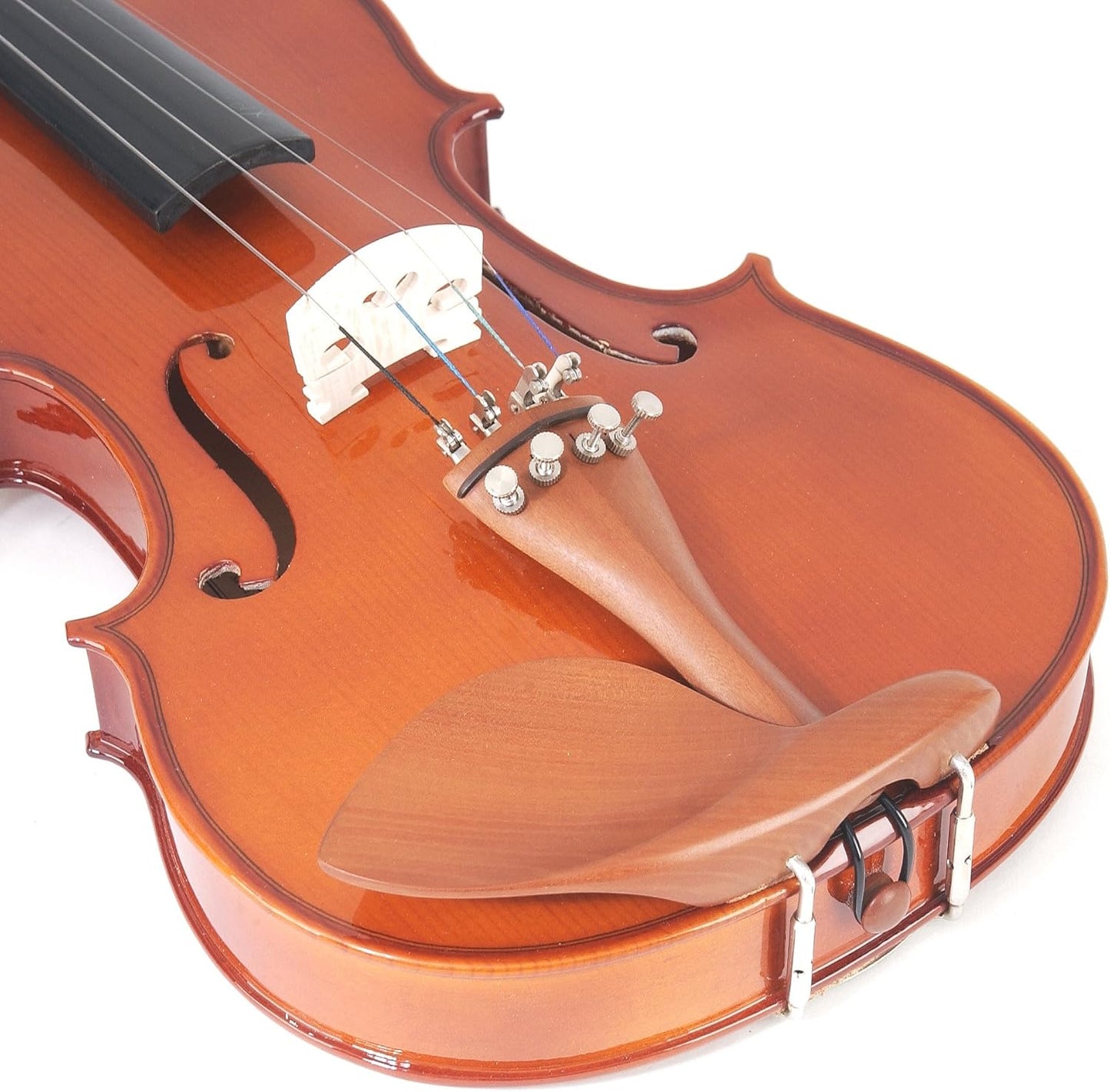 Cecilio CVN-200 Solidwood Violin with D'Addario Prelude Strings, 1/4 - Nickel (Used)