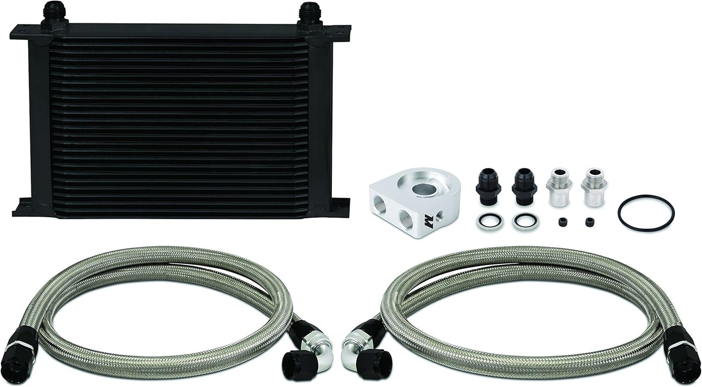 Mishimoto MMOC-UHBK Universal Oil Cooler Kit with Universal Fitment - Black (Like New)
