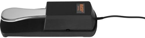 Auray FP-P1L Universal Sustain Pedal for Keyboards and Digital Pianos, Chrome (New)