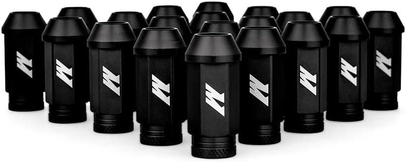 Mishimoto MMLG-15-LOCKBK Lightweight Aluminum Locking Lug Nuts, M12 x 1.5 -Black (New)