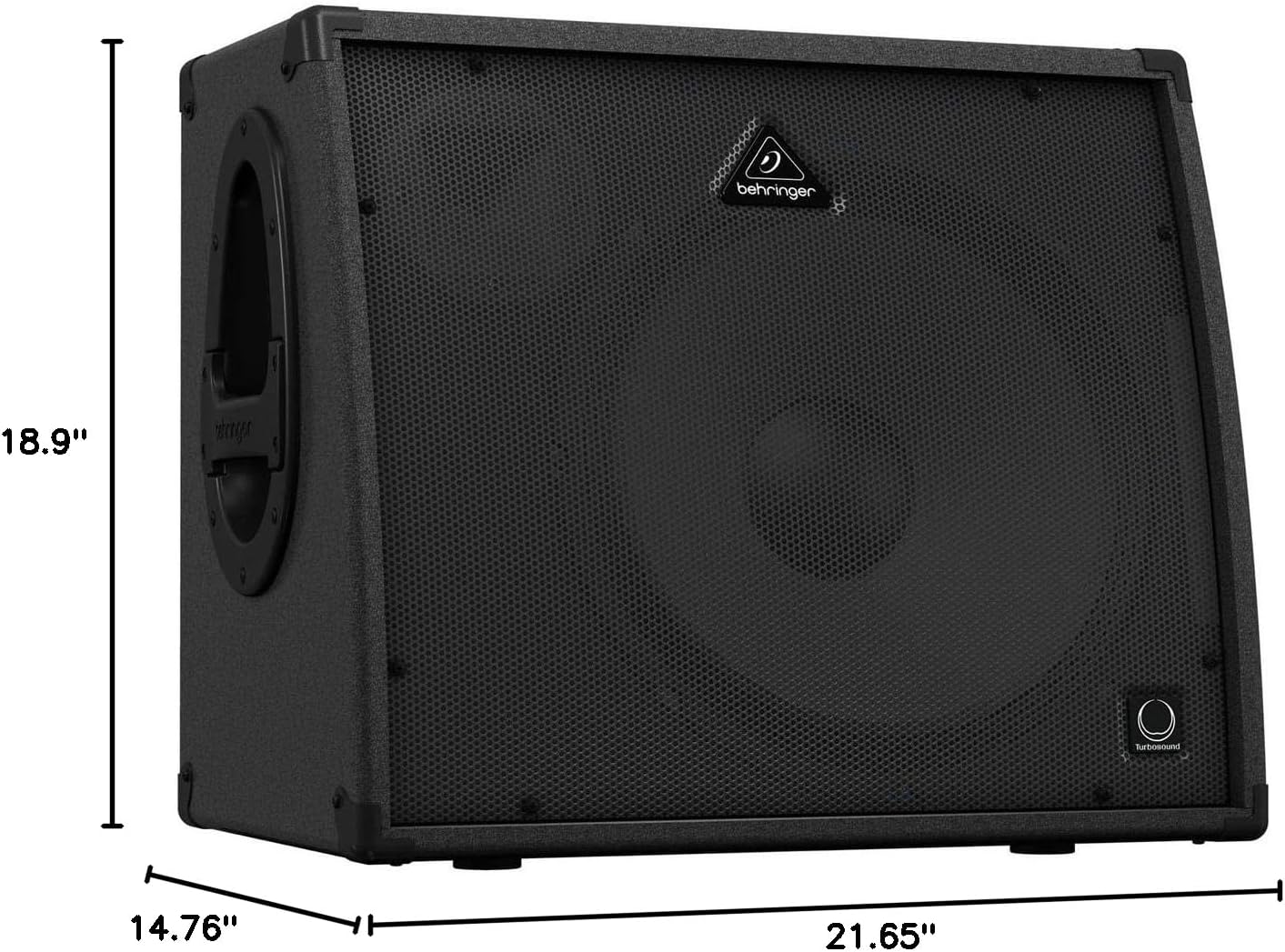 Behringer Ultratone KXD15 15” Keyboard Amplifier, 600 Watts, 4 Channel - Black (Used, No Retail Box)