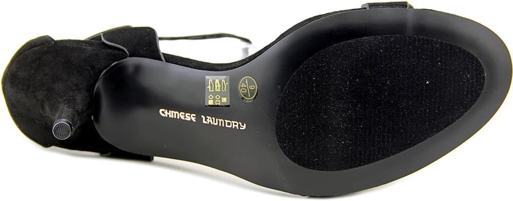 Chinese Laundry Womens Adjustable Ankle Strap Rubie Dress Sandal, Synthetic Sole (Used)