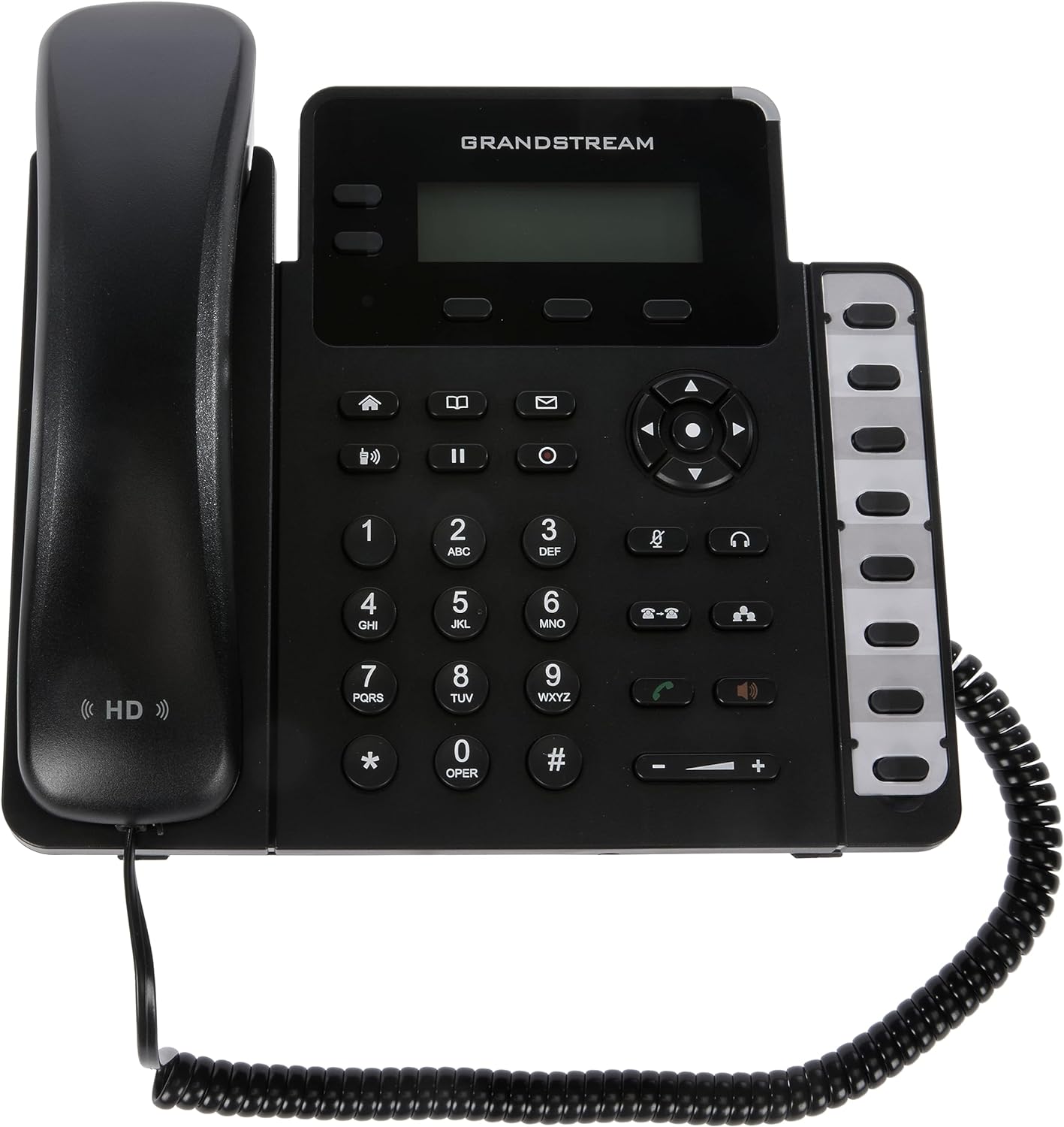 Grandstream GXP1628 Small to Medium Business HD IP Phone LCD Display - Charcoal- (Like New)